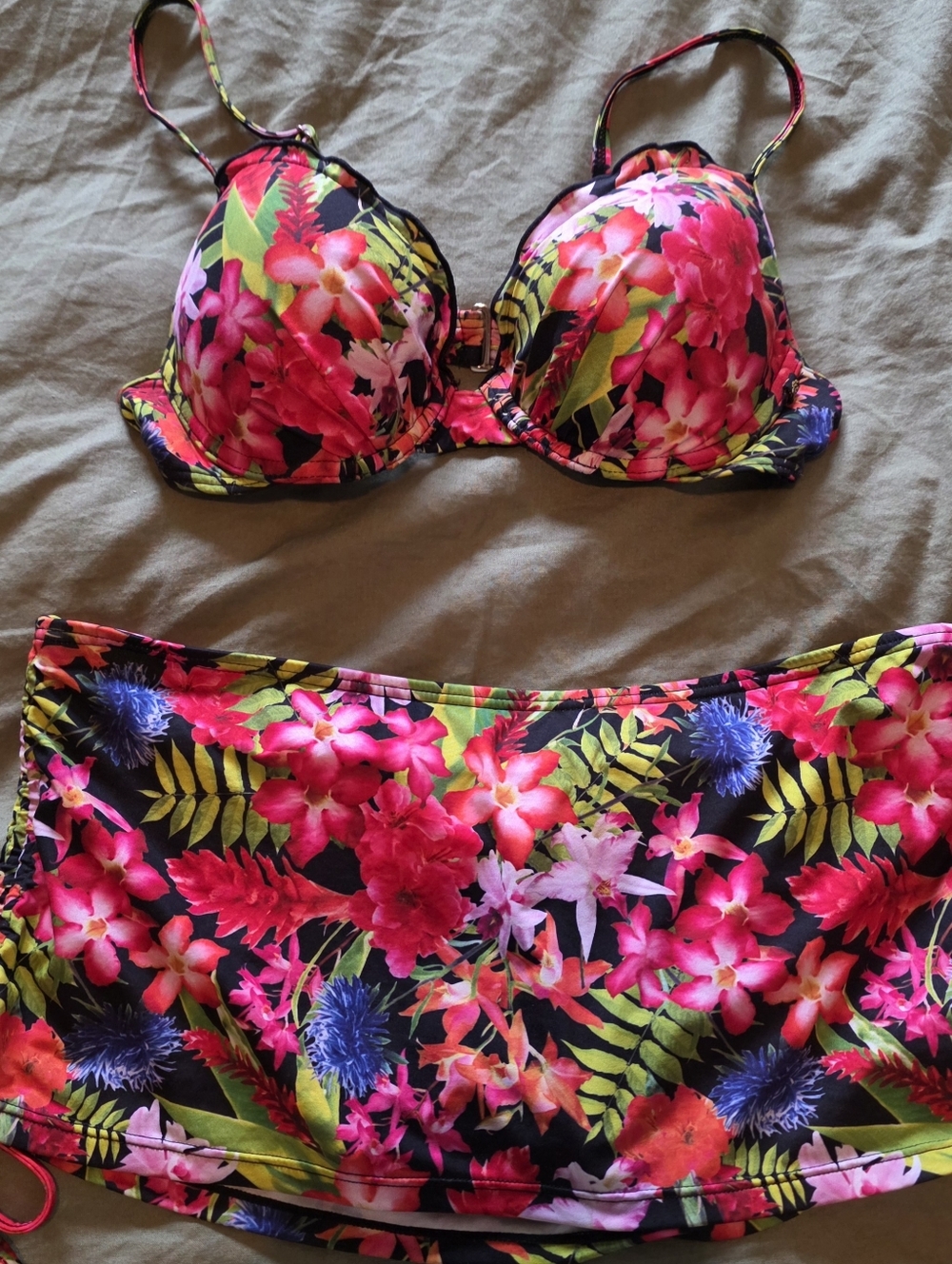 La Vie En Rose Aqua Swim Tropical Bikini